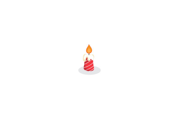 Christmas Candle Light Illustrations