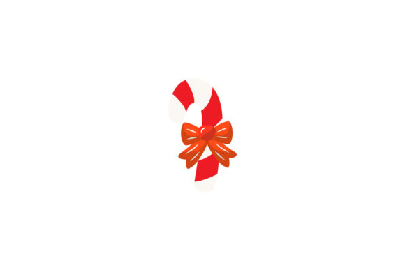 Christmas Candy Stick Asset Vector for Holiday Design