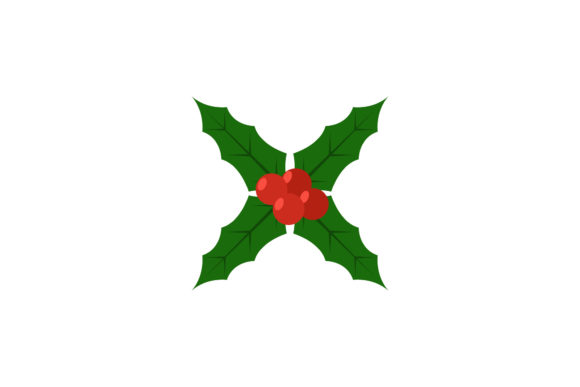 Christmas Mistletoe Illustration for Digital Selling