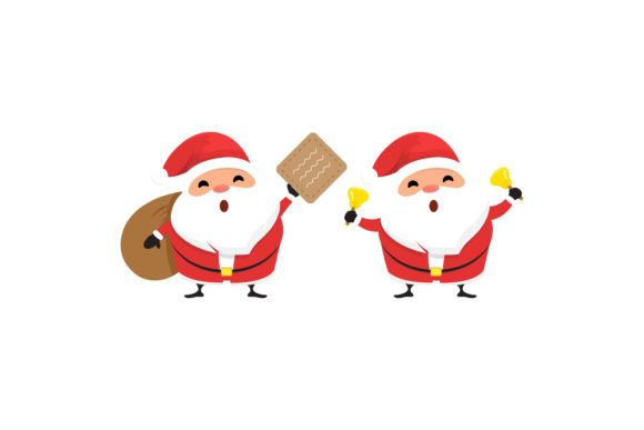 Christmas Santa Sets Illustration Design
