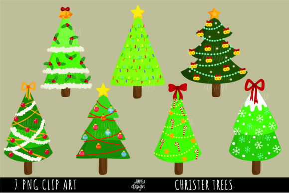 Cute Christmas Illustrations for Festive Projects